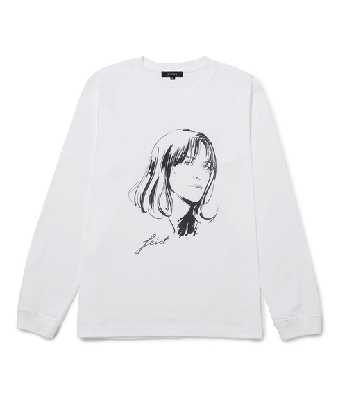 bonjour records(ボンジュールレコーズ)の「【Stephane Manel/ステファンマネル】 F L/S TEE FロングスリーブTシャツ(Tシャツ/カットソー・メンズ・チャコールグレー/ホワイト・S/M/XL/L)」の14枚目の写真