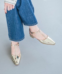 EVOL | 【EVOL】スクエアTストラップパンプス IW5361(パンプス)