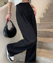 MAISON BREEZE | 【MAISON BREEZE】ハイウエストワイドタックパンツ SCCH470(スラックス)