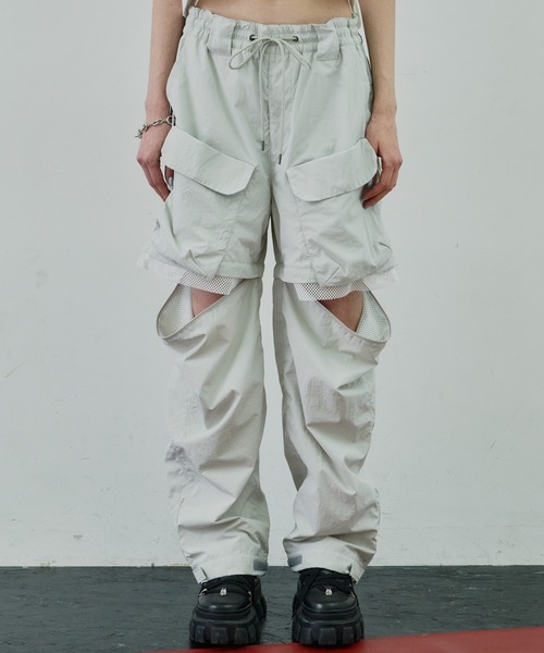 AIVER（アイバー）の「AIVER　テック2WAYカーゴパンツ（カーゴパンツ・メンズ・ピンク/ブラック/ライトグレー・SMALL/MEDIUM/LARGE）」の19枚目の写真