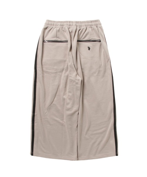 U.S. POLO ASSN.(ユーエスポロアッスン)の「U.S. POLO ASSN. / ユーエスポロアッスン 別注 コラボ オーバーサイズ 総ゴム ライン配色 トラックパンツ(その他パンツ・メンズ・杢グレー/グレイッシュベージュ/ブラック・SMALL/MEDIUM/LARGE)」の6枚目の写真