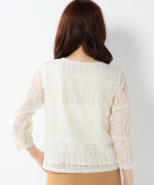 Another Edition（アナザーエディション）の「レース＆レースプルオーバー/AEFC 　LACE & LACE  PO◆（シャツ/ブラウス・レディース・オフホワイト/ベージュ・ﾌﾘ-）」の15枚目の写真
