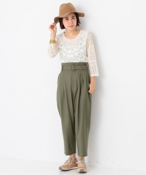 Another Edition（アナザーエディション）の「レース＆レースプルオーバー/AEFC 　LACE & LACE  PO◆（シャツ/ブラウス・レディース・オフホワイト/ベージュ・ﾌﾘ-）」の8枚目の写真