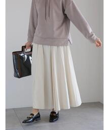Te chichi | タフタロングフレアスカート(スカート)