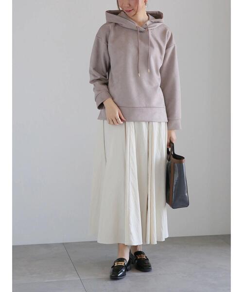 Te chichi（テチチ）の「タフタロングフレアスカート（スカート・レディース・ブラック/シルバー/サックスブルー/オフホワイト・F）」の11枚目の写真