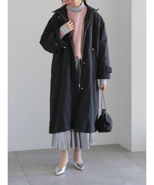 Te chichi（テチチ）の「タフタロングフレアスカート（スカート・レディース・ブラック/シルバー/サックスブルー/オフホワイト・F）」の6枚目の写真