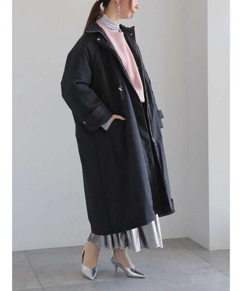 Te chichi（テチチ）の「タフタロングフレアスカート（スカート・レディース・ブラック/シルバー/サックスブルー/オフホワイト・F）」の7枚目の写真