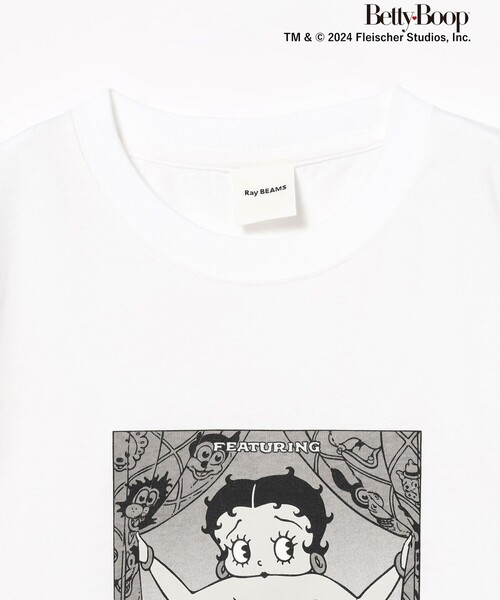 Ray BEAMS（レイビームス）の「Betty Boop(TM) × Ray BEAMS / Feat.B Tシャツ（Tシャツ/カットソー・レディース・ホワイト・ONE SIZE）」の10枚目の写真