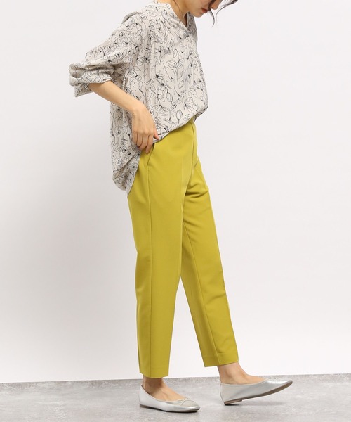 GLOBAL WORK Smile Seed Store（グローバルワーク スマイルシードストア）の「レーヨンスキッパーブラウス長袖/176128（シャツ/ブラウス・レディース・ブルー系その他/グレー系その他/ホワイト系その他/ホワイト系その他3/ホワイト系その他2/ブルー系その他7/ホワイト系その他5/ホワイト系その他7/ブラック系その他・MEDIUM/LARGE/SMALL/X-LARGE）」の13枚目の写真