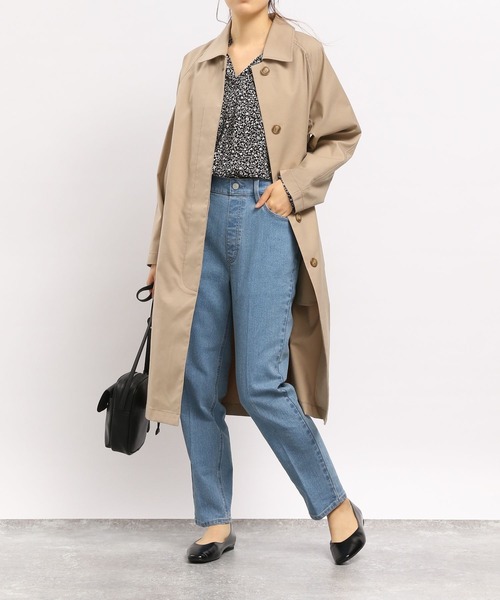 GLOBAL WORK Smile Seed Store（グローバルワーク スマイルシードストア）の「レーヨンスキッパーブラウス長袖/176128（シャツ/ブラウス・レディース・ブルー系その他/グレー系その他/ホワイト系その他/ホワイト系その他3/ホワイト系その他2/ブルー系その他7/ホワイト系その他5/ホワイト系その他7/ブラック系その他・MEDIUM/LARGE/SMALL/X-LARGE）」の19枚目の写真