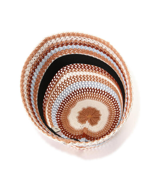 N.（N. Natural Beauty Basic）（エヌエヌナチュラルビューティーベーシック）の「◆ボーダーバケットハット（ショルダーバッグ・レディース・ブルー系その他/オレンジ系その他・ﾌﾘ-）」の21枚目の写真