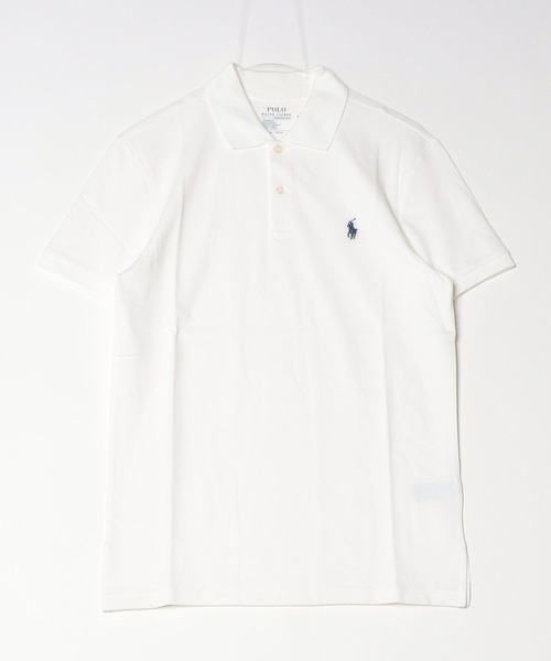 POLO RALPH LAUREN(ポロ ラルフ ローレン)の「テーラード フィット パフォーマンス メッシュ ポロシャツ(ポロシャツ・メンズ・ホワイト・XS/XL/S/M/L)」の7枚目の写真