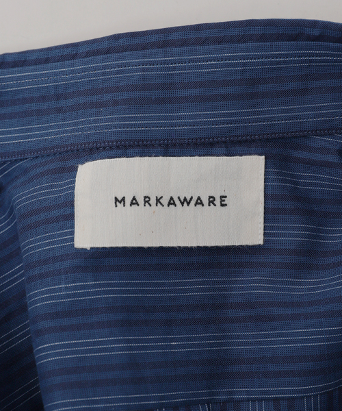 markaware（マーカウェア）の「【MARKAWARE / マーカウェア】 COMFORT FIT SHIRT COTTON STRIP（シャツ/ブラウス・メンズ・ブルー系その他・2/3）」の13枚目の写真