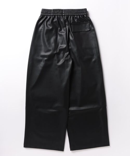 VIBGYOR（ヴィブジョー）の「合成皮革ワイドパンツ(BQ)（その他パンツ・レディース・ブラック/ブラウン・LARGE/MEDIUM）」の11枚目の写真