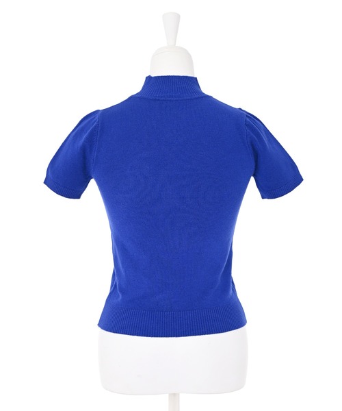 Narcissus（ナルシス）の「シンプルハイネックトップ（ニット/セーター・レディース・ブルー/オレンジ/ピンク/レッド・FREE）」の15枚目の写真