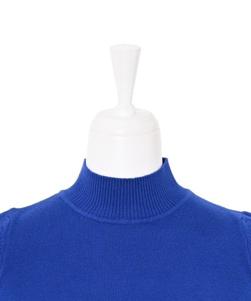 Narcissus（ナルシス）の「シンプルハイネックトップ（ニット/セーター・レディース・ブルー/オレンジ/ピンク/レッド・FREE）」の5枚目の写真