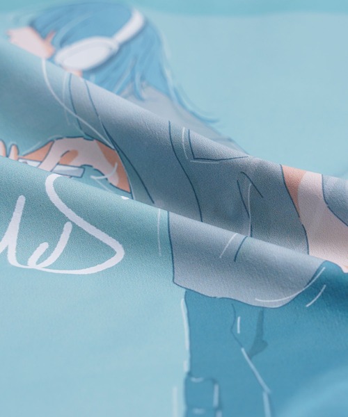 1111clothing(ワンフォークロージング)の「エモーショナル グラフィック プルパーカー / オーバーサイズ パーカー エモい イラスト バックプリント(パーカー・メンズ・ホワイト/ライトブルー/ブラック・M/L)」の16枚目の写真