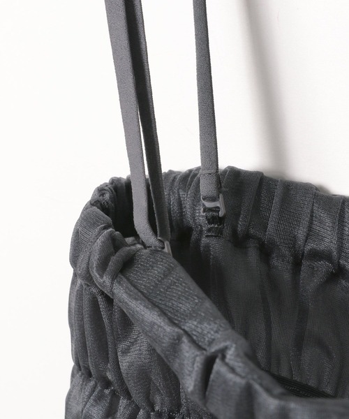 BAYFLOW（ベイフロー）の「2WAYチュールワンピース（ワンピース・レディース・ブラック/ライトグレー・FREE）」の9枚目の写真