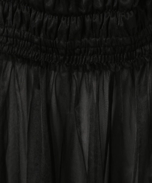 BAYFLOW（ベイフロー）の「2WAYチュールワンピース（ワンピース・レディース・ブラック/ライトグレー・FREE）」の12枚目の写真