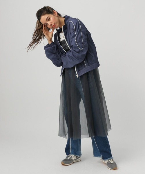 BAYFLOW（ベイフロー）の「2WAYチュールワンピース（ワンピース・レディース・ブラック/ライトグレー・FREE）」の20枚目の写真