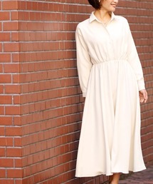 堅苦しくない!大人の品をキープシャーリングワンピース