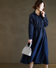 堅苦しくない!大人の品をキープシャーリングワンピース