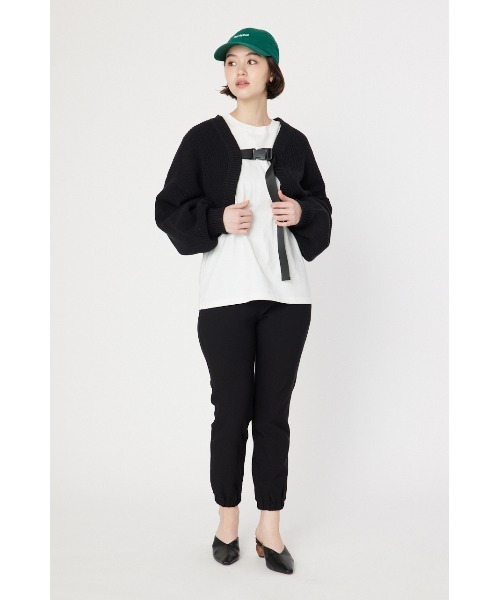 RODEO CROWNS WIDE BOWL（ロデオクラウンズワイドボウル）の「ボレロニット（カーディガン/ボレロ・レディース・グレー×ホワイト/ブルー/ブラック・FREE）」の22枚目の写真