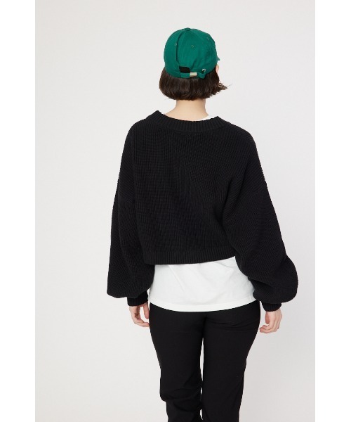 RODEO CROWNS WIDE BOWL（ロデオクラウンズワイドボウル）の「ボレロニット（カーディガン/ボレロ・レディース・グレー×ホワイト/ブルー/ブラック・FREE）」の20枚目の写真