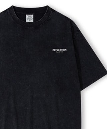 FLEX（フレックス）の「【DEFLEXTION / ディフレクション】Pigment wash logoTee / ピグメントウォッシュ ロゴTシャツ（Tシャツ/カットソー）」