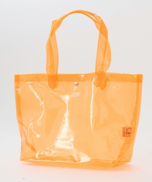 Ocean Pacific(オーシャンパシフィック)の「【OP/オーピー】レディースビニールトートバッグ(トートバッグ・レディース・イエロー/ブルー/グリーン・FREE)」の1枚目の写真
