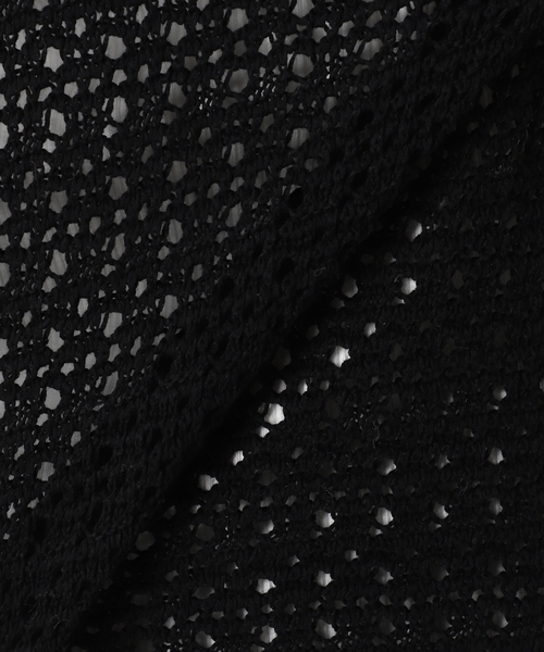 ADAWAS（アダワズ）の「【ADAWAS/アダワス】 ADWS-308-15/CROCHET KNIT LAYERED：ワンピース（ワンピース・レディース・ブラック/アイボリー・FREE）」の18枚目の写真