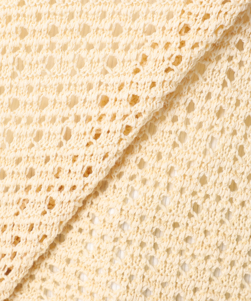 ADAWAS（アダワズ）の「【ADAWAS/アダワス】 ADWS-308-15/CROCHET KNIT LAYERED：ワンピース（ワンピース・レディース・ブラック/アイボリー・FREE）」の20枚目の写真