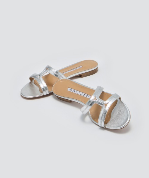 PELLICO（ペリーコ）の「SAMI カナーレ サンダル 1.0cm SILVER 