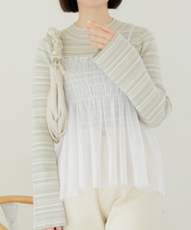 flower | エアリーチュールビスチェ(キャミソール)