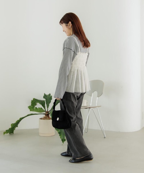 flower（フラワー）の「エアリーチュールビスチェ（キャミソール・レディース・ホワイト/アイボリー・FREE）」の6枚目の写真