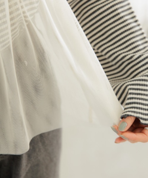 flower（フラワー）の「エアリーチュールビスチェ（キャミソール・レディース・ホワイト/アイボリー・FREE）」の9枚目の写真