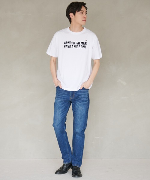 Arnold Palmer（アーノルドパーマー）の「フロッキーロゴ シェア 半袖 Ｔシャツ（Tシャツ/カットソー・レディース・ホワイト/テラコッタ/ブラック・L/M/S/XS/LL）」の20枚目の写真