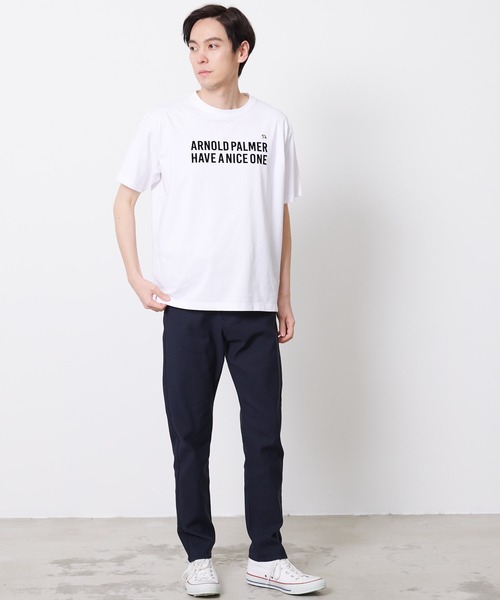 Arnold Palmer（アーノルドパーマー）の「フロッキーロゴ シェア 半袖 Ｔシャツ（Tシャツ/カットソー・レディース・ホワイト/テラコッタ/ブラック・L/M/S/XS/LL）」の6枚目の写真