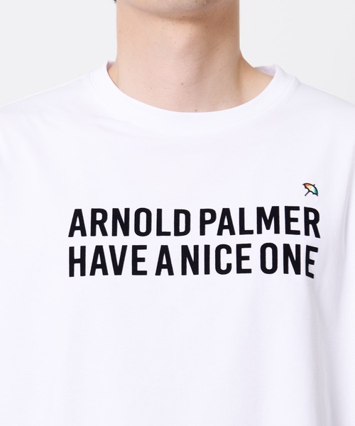 Arnold Palmer（アーノルドパーマー）の「フロッキーロゴ シェア 半袖 Ｔシャツ（Tシャツ/カットソー・レディース・ホワイト/テラコッタ/ブラック・L/M/S/XS/LL）」の4枚目の写真