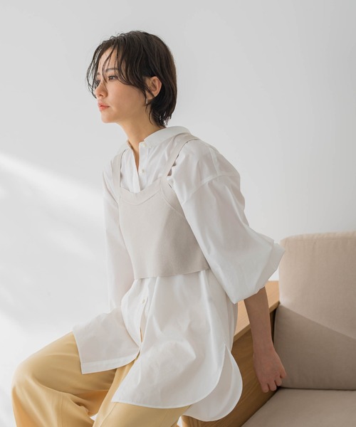 LAUTREAMONT(ロートレアモン)の「BIOGRACEビスチェ(ニット/セーター・レディース・ベージュ・9号)」の1枚目の写真