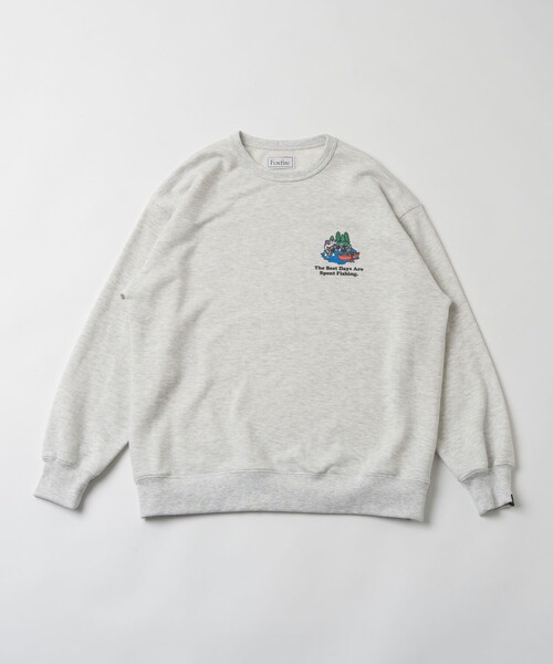 Foxfire（フォックスファイヤー）の「Foxfire/フォックスファイヤー 別注 Foxfire プリントクルーネック スウェット/トラウト/バックプリント/リラックスフィット（Tシャツ/カットソー・メンズ・グレー/ブルー/チャコールグレー/ライトグレー・MEDIUM/LARGE）」の15枚目の写真