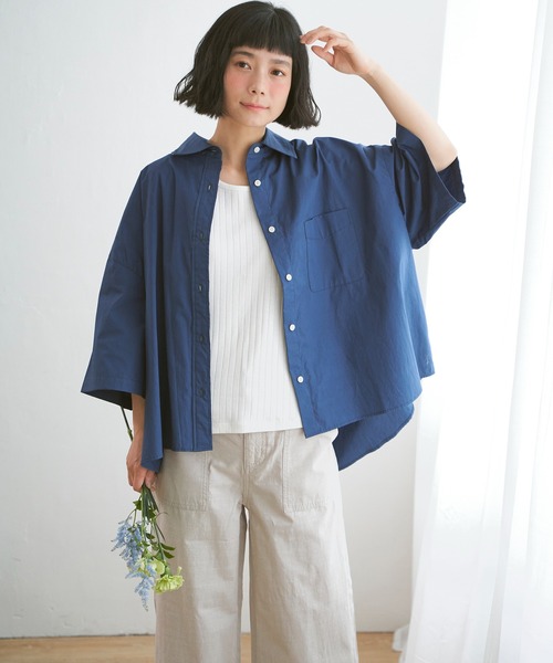 タイプライター半袖BOXシャツ（シャツ/ブラウス）｜LBC（エルビーシー