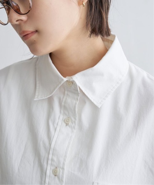 LBC（エルビーシー）の「タイプライター半袖BOXシャツ（シャツ/ブラウス・レディース・ホワイト/イエロー/ブルー・M）」の15枚目の写真