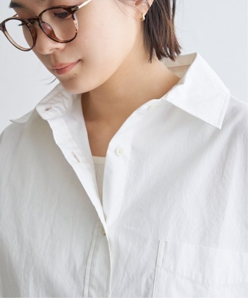 LBC（エルビーシー）の「タイプライター半袖BOXシャツ（シャツ/ブラウス・レディース・ホワイト/イエロー/ブルー・M）」の16枚目の写真