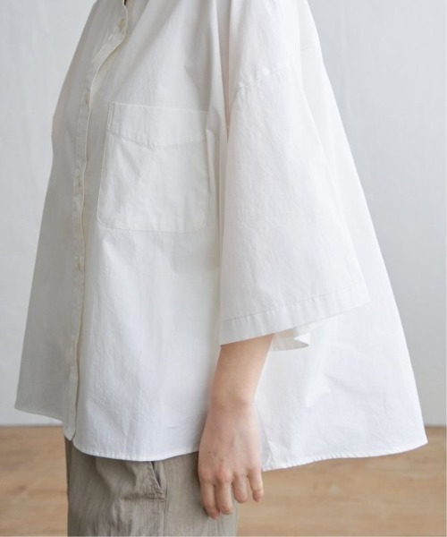 LBC（エルビーシー）の「タイプライター半袖BOXシャツ（シャツ/ブラウス・レディース・ホワイト/イエロー/ブルー・M）」の18枚目の写真