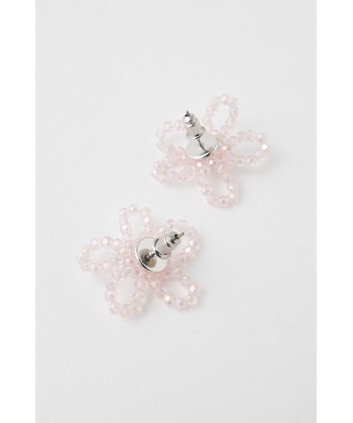 セール】BEADED FLORAL イヤリング（ピアス（両耳用））｜MOUSSY