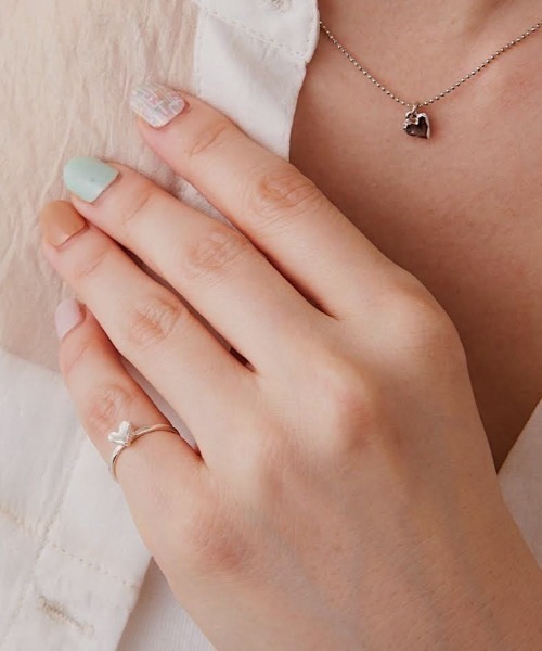 CIAOPANIC(チャオパニック)の「ハートリング(リング・レディース・シルバー・5/7/10/12/14)」の1枚目の写真