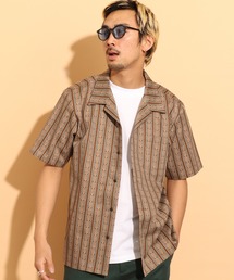 ROTAR | Native Dobby Striped Open Collar Shirt(シャツ/ブラウス)