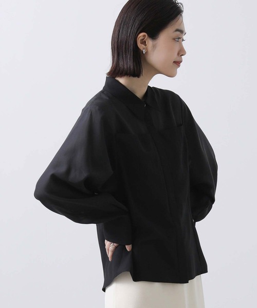 Gready Brilliant(グレディブリリアン)の「シアーコルセットシャツ(シャツ/ブラウス・レディース・オフホワイト/ブラック・FREE)」の8枚目の写真