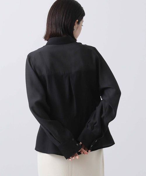 Gready Brilliant(グレディブリリアン)の「シアーコルセットシャツ(シャツ/ブラウス・レディース・オフホワイト/ブラック・FREE)」の9枚目の写真